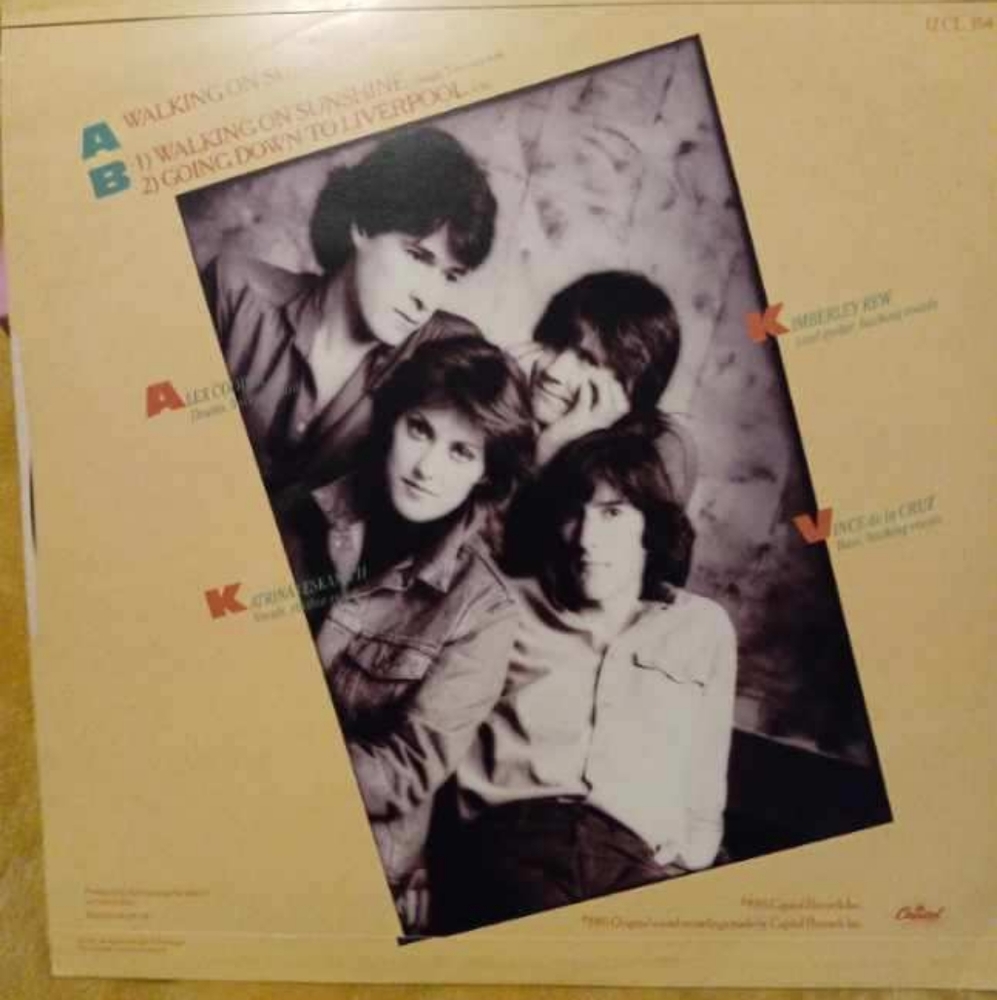 Vinyl Record: Walking On Sunshine (Extended Version) Katrina And The Waves